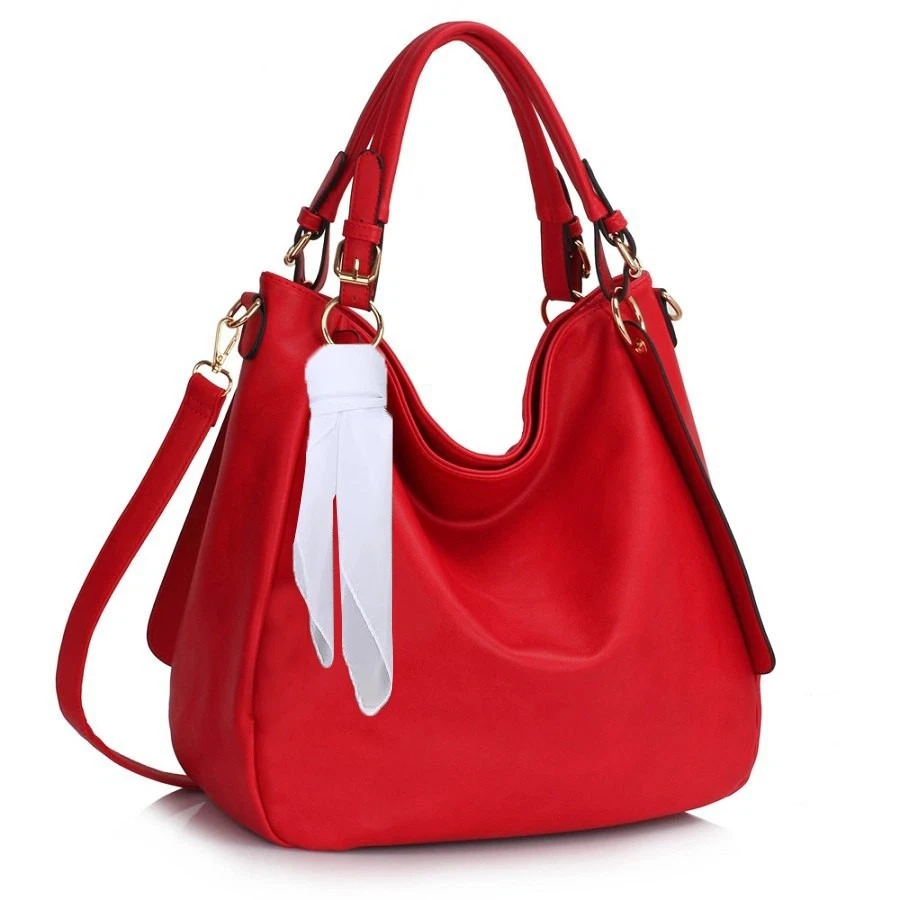 Way2Like Bufanda de Gasa Cuadrada Bandana Cartera Bufanda Transparente Azul Real Rosa Rojo Foto 3 de 4