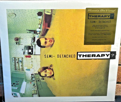 THERAPY? - Semi-Detached, Ltd 25th Anni 180G MARBLE COLOR VINYL LP Foil #'d New!