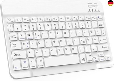 Bluetooth Tastatur mit QWERTZ Layout für iPad Air/Pro/Mini, iPad