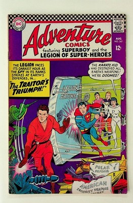 Adventure Comics #347 DC Comics Superboy Legion of Super-Heroes 1966