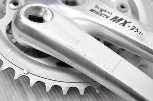 SUGINO MIGHTY MX-350 170mm クランクセット SUGINO MIGHTY MX-350 170mm Crankset 44 32 22T Bicycle