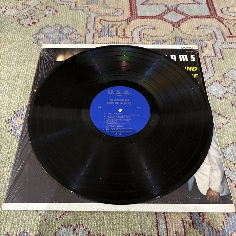 THE BUCKINGHAMS KIND OF A DRAG MONO 1966 LP VINYL ALBUM  EX/EX   - Imagem 3 de 4