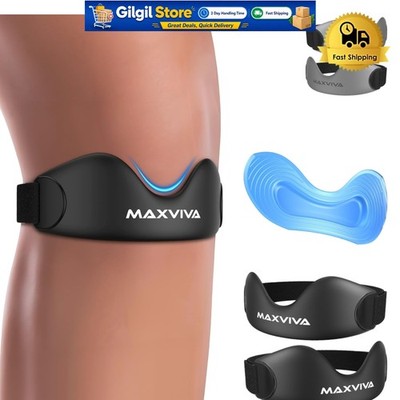 High-Elastic Silicone Knee Strap 2 Pack - Versatile Support for Active Exercise