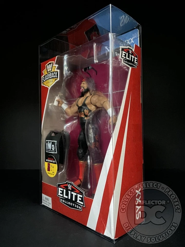DEFLECTOR DC® WWE Elite Collection Flashback Serie 1-3 Figur ANZEIGEHÜLLE