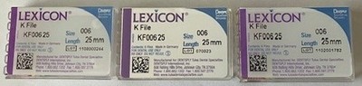 LEXICON K Files Size: 006 Length: 25mm, 18 pcs, new