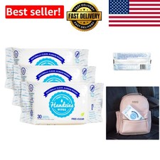 Natural Cleansing Towelettes - 90 Soft Wipes Bundle for Sensitive Dry Skin