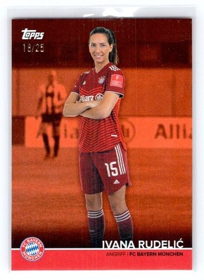 2021-22 TOPPS FC Bayern München Team Set BCW-IR Ivana Rudelić /25