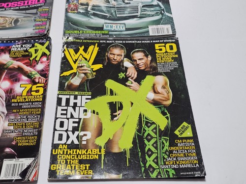 2010s WWE Magazine Lot Of 4 Jeff Hardy John Cena De-Generation X - Foto 5 di 10