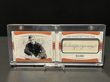 2018 PANINI NATIONAL TREASURES RUBE MARQUARD AUTOGRAPH AUTO BOOKLET 2/5 RARE HOF