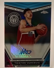 2023-24 Topps Chrome - Certified Autographs Tristan Vukcevic #CA-TV (AU, RC)