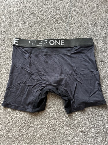 STEP ONE Mens Underwear Trunk Briefs 1 Pair 3D Pouch Smoking Gun Grey Medium - Picture 7 of 7