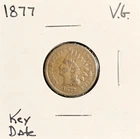 1877 Indian Head Cent, VG Circulated. (18169)
