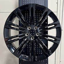 24 Gloss Black Crescendo 1075 Style Rims Wheels Fits Land Rover Range Hse Svr 24 Gloss Black Crescendo 1075 Style Rims Wheels Fits Land Rover Range Hse Svr