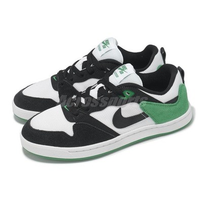 Nike SB Alleyoop GS White Classic Green Kid Youth Skate Boarding
