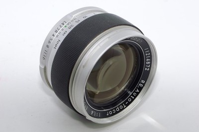 Topcon Super D 35mm film camera Topcor RE 5.8cm f1.4 lens. Instr