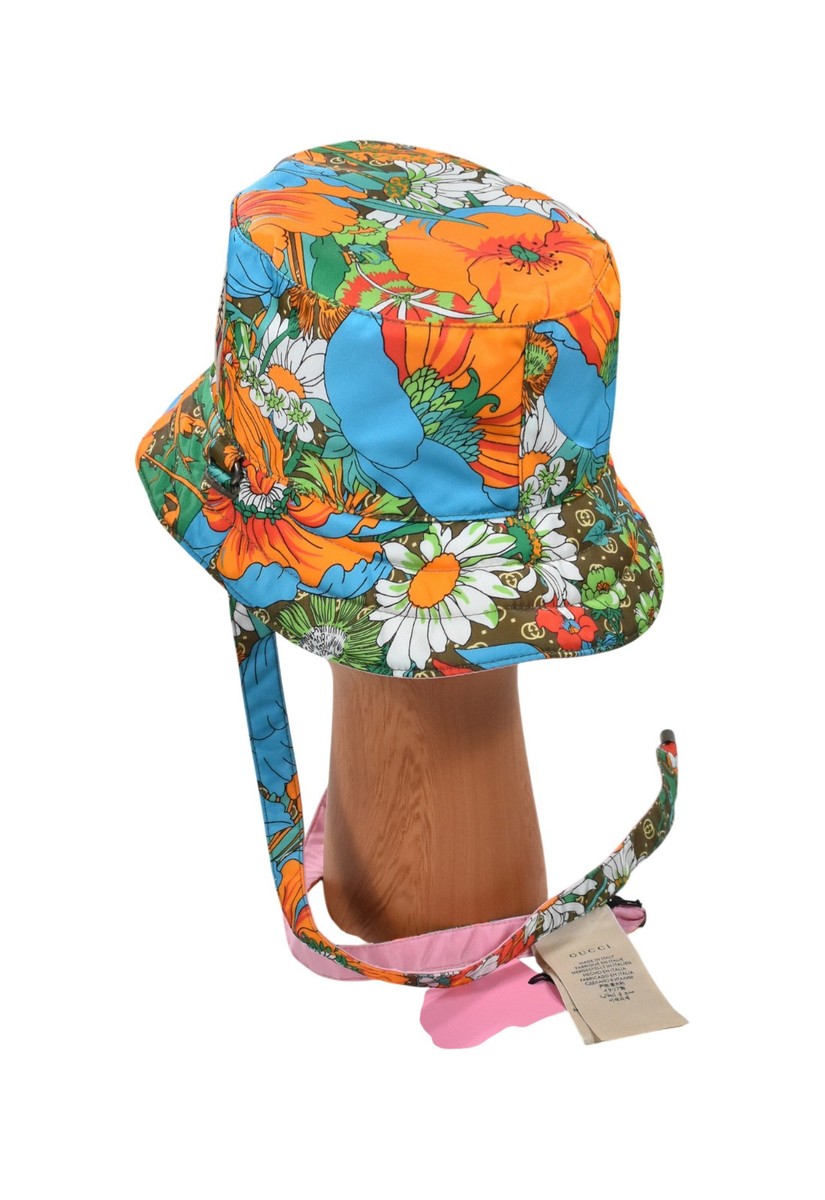 Authentic The North Face X Gucci Reversible Self Tie Nylon Bucket