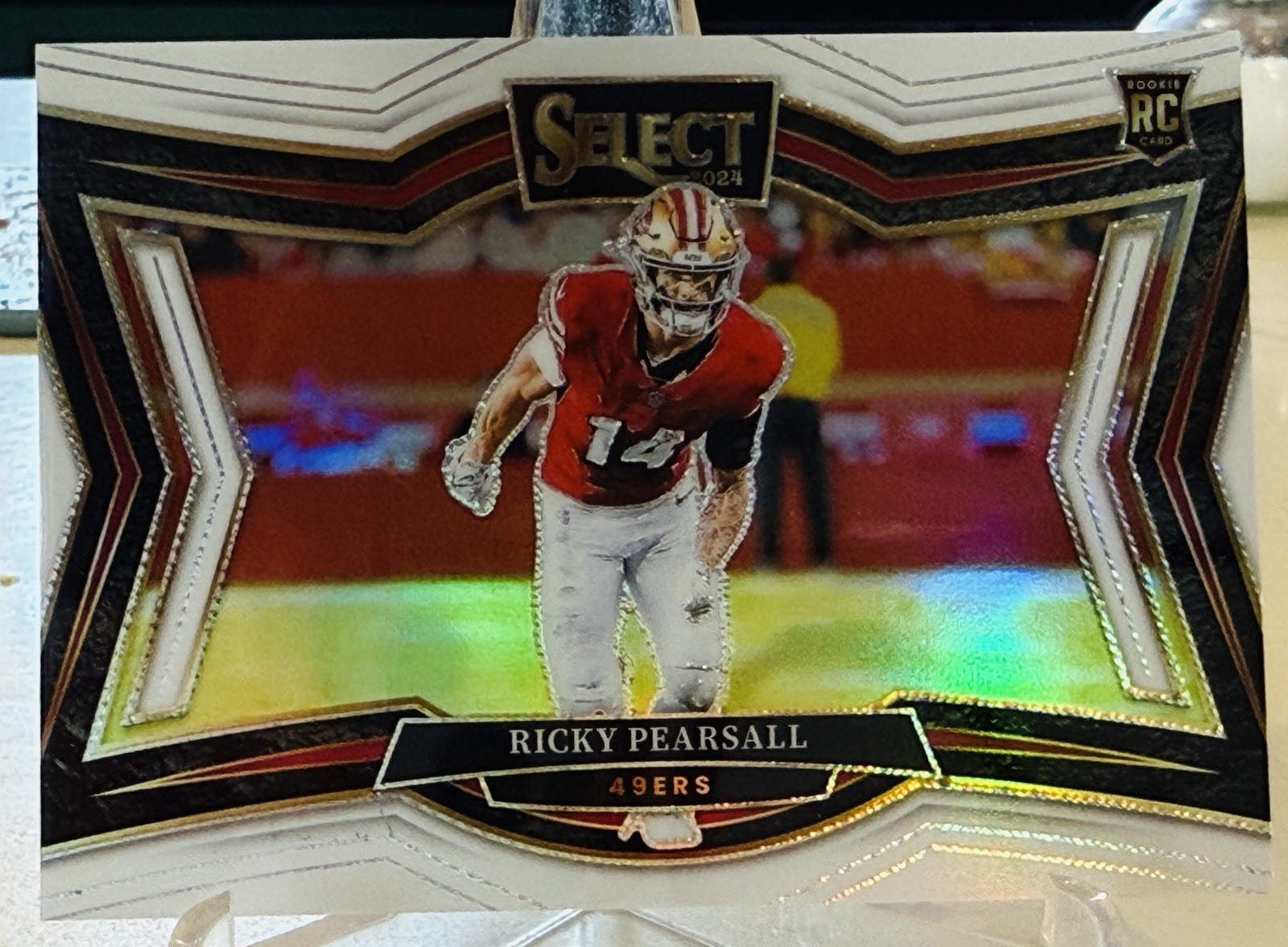 2024 Panini Select - Field Level Ricky Pearsall #489 White Prizm /35 (RC)