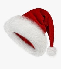 Santa Hat For Adults Classic Red And White So...