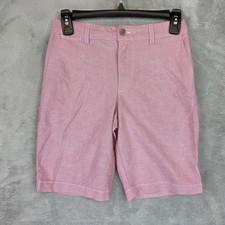 Polo Ralph Lauren Shorts Boys 12 Pink Chino Bermuda Flat Front Cotton Pony Logo