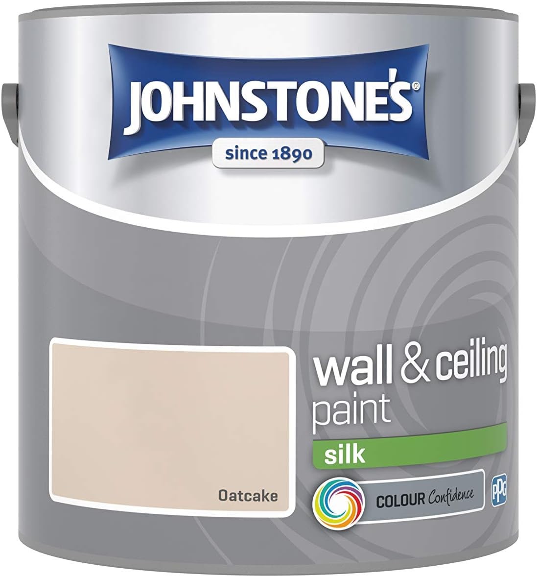 Johnstone's 306582 Vinyl Silk Emulsion - Oatcake,2.5