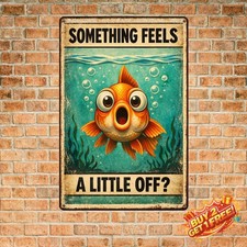 Surprised Golden Retriever Are You Tin Sign 8x12 Metal Home Wall Decor Art