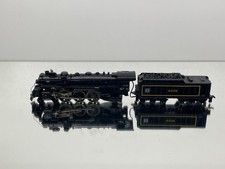 MANTUA STEAM LOCOMOTIVE + TENDER 4591 TRAIN -BLACK 1:87 H0- POOR CONDITION - 124