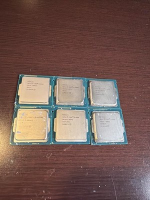 Intel Core i5 Lot of Six 4th Generation Mixed Processors Tested Free Ship
