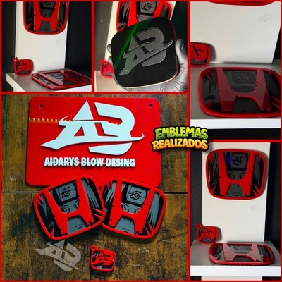 EMBLEMA CUSTOM FONDO DE ITACHI DISPONIBLE PARA HONDA ACCORD 2018-2022     