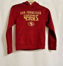 NFL Team Apparel, Youth 7, Red, San Francisco 49ers Hoodie