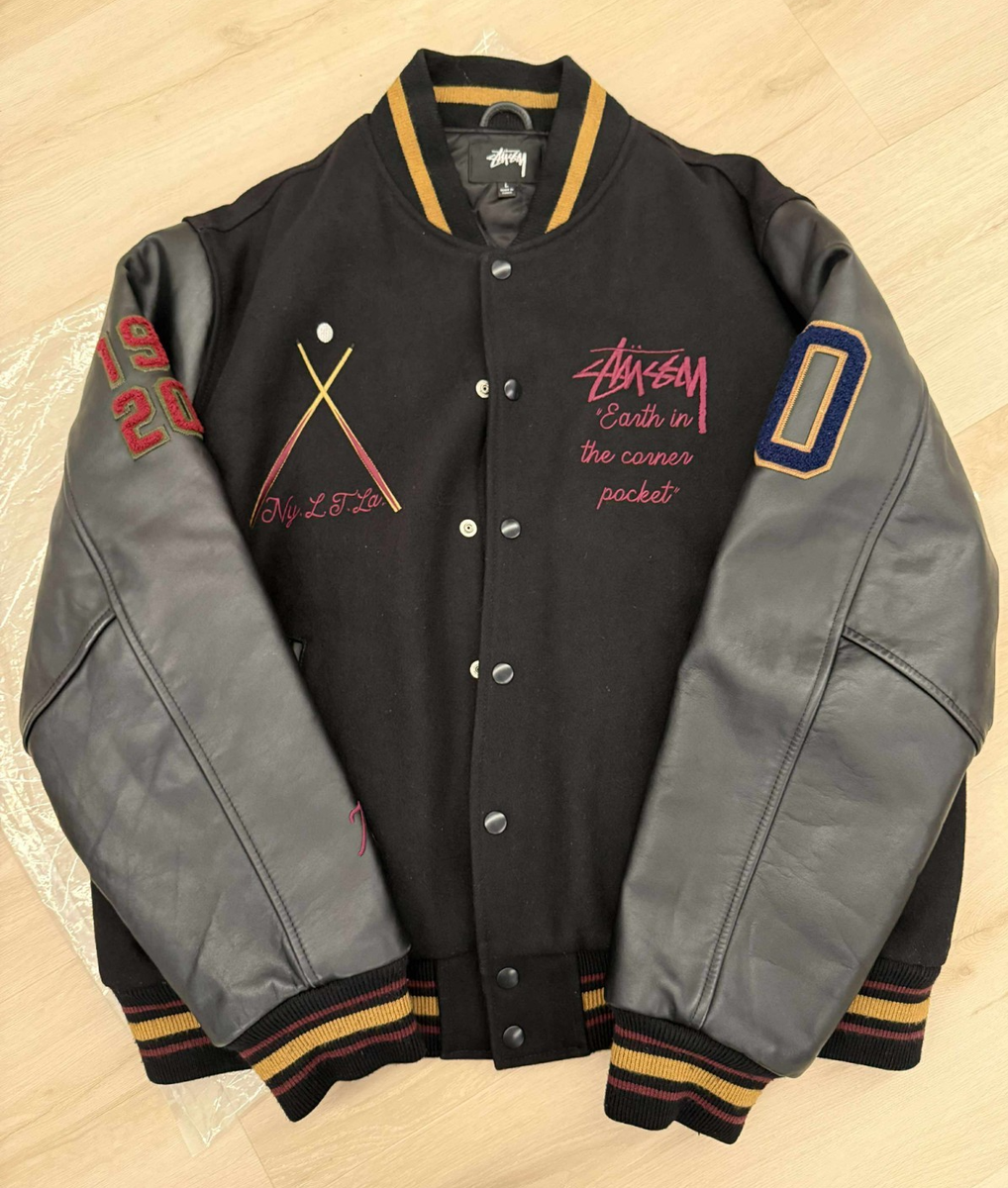 ジャケット・アウター STUSSY 40TH ANNIVERSARY VARSITY JACKET SIZE LARGE - Stussy 40th Anniversary Varsity Jacket “NEW YORK