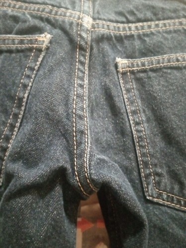 Route 66 Modern Straight Regular Sz 8 Child/Boys/Girls Dark Blue Denim Jeans EUC - Picture 8 of 9