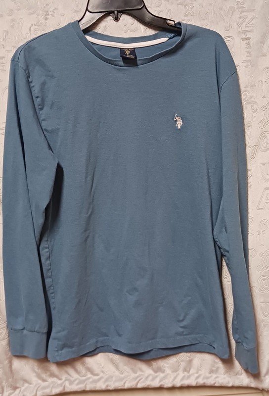 Polo Assn Shirt Mens Size Large Long Sleeve