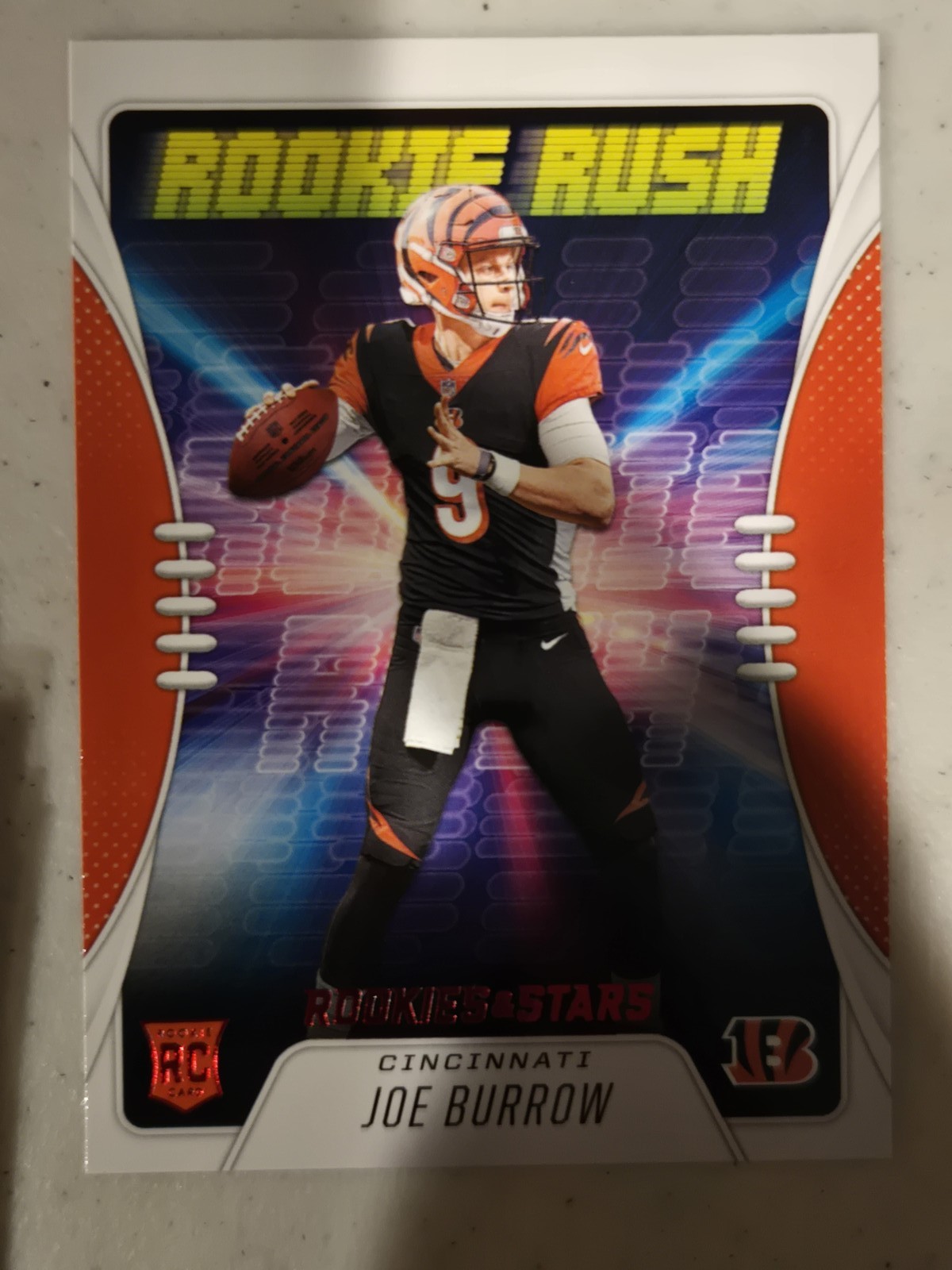 2020 Panini Rookies & Stars #RR-1 Joe Burrow Rookie Rush