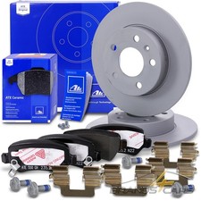 ATE BREMSSCHEIBEN VOLL Ø264 + CERAMIC BELÄGE HINTEN FÜR OPEL MERIVA A B
