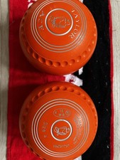 Taylor Ace Lawn Bowls WB18 Orange Size 4
