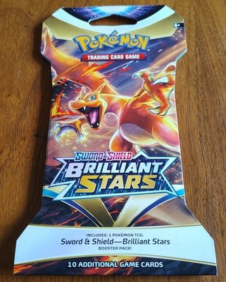Pokmon Brilliant Stars booster pack - Charizard sleeve - NEW | eBay Pokmon Brilliant Stars booster pack - Charizard sleeve - NEW | eBay