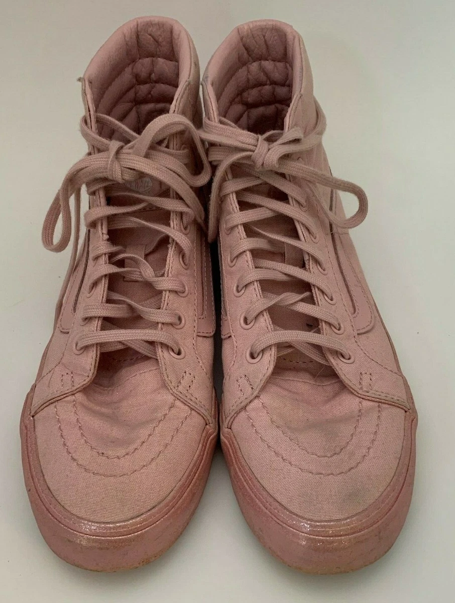 Vans sk8 sale hi pink glitter