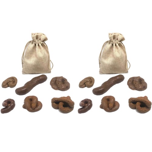 6PCS Fake Poop Gag Joke Prank Crap Dog Poo Realistic Gift Funny Party Toy Trick - Picture 24 of 26