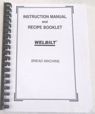 Welbilt Bread Machine Maker Manual ABM4800 ABM4900 ABM6000 ABM6200 ABM6800