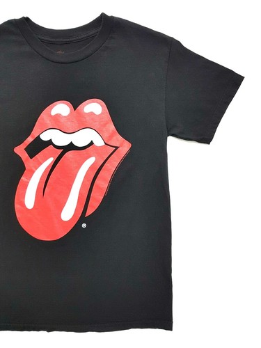 The Rolling Stones Hot Lips Logo Tee Black Size S Unisex T-Shirt 2009 Bravado - Picture 6 of 11