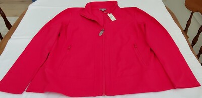NEW T By Talbots - Active Leisure Zip Jacket Size PL w/Tags (Retail $79.50)