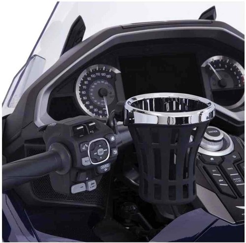 Ciro Drink Holder w/ Perch Mount Chrome Plated and Rubber - Picture 3 of 8
