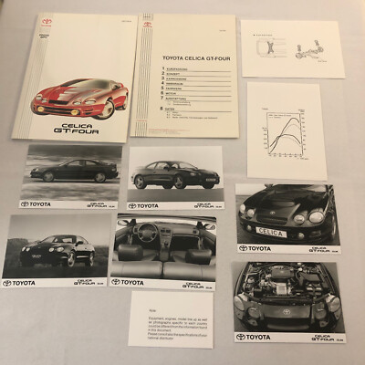 1994 Toyota Celica GT-Four Car Press Kit with Photos GERMAN TEXT