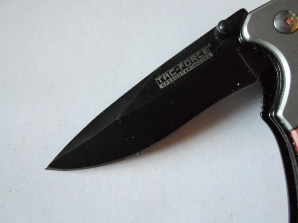 Tac-Force Speedster MODELO TF-469, mango con incrustación de madera, liso Foto 2 de 3