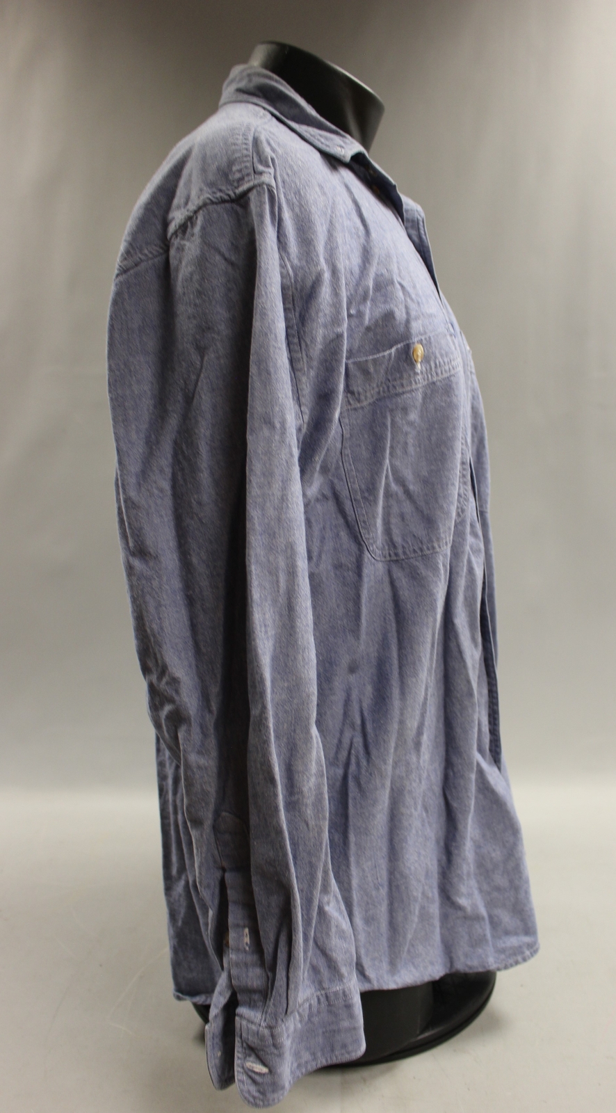 FILA Camicia uomo Savile Row Adirondack cotone manica lunga con bottoni Large Usata