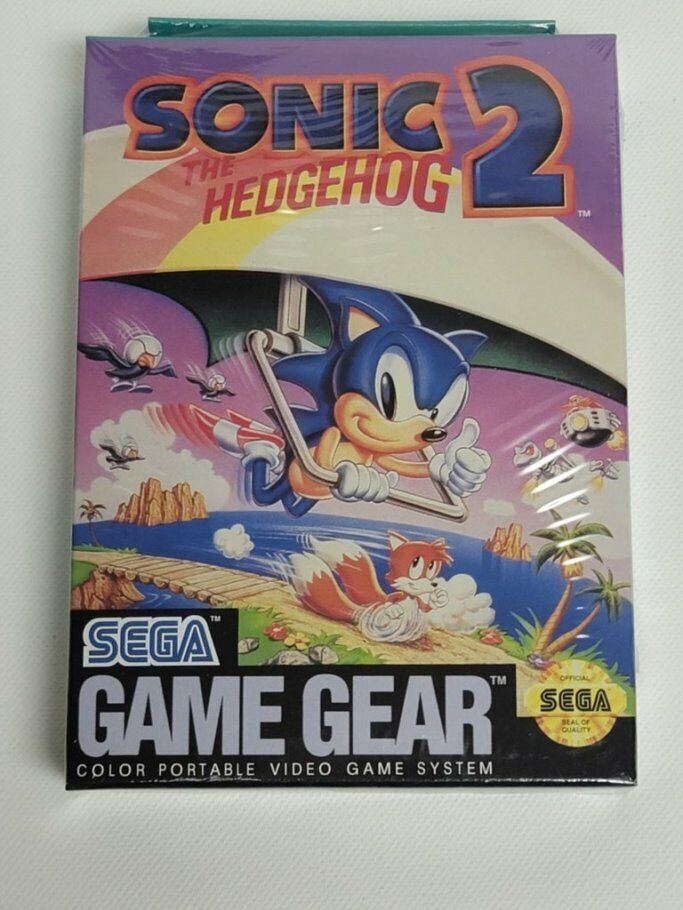 RARE! 1992 SONIC THE HEDGEHOG 2 Sega Game Gear Video Game - 2pg Promo PRINT  AD