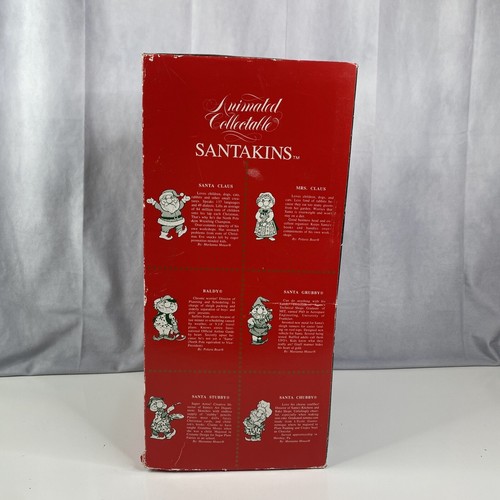 20” Santakin Animated Gnome Mrs. Claus Christmas Animatronic Santakins BOX & TAG - Picture 2 of 15