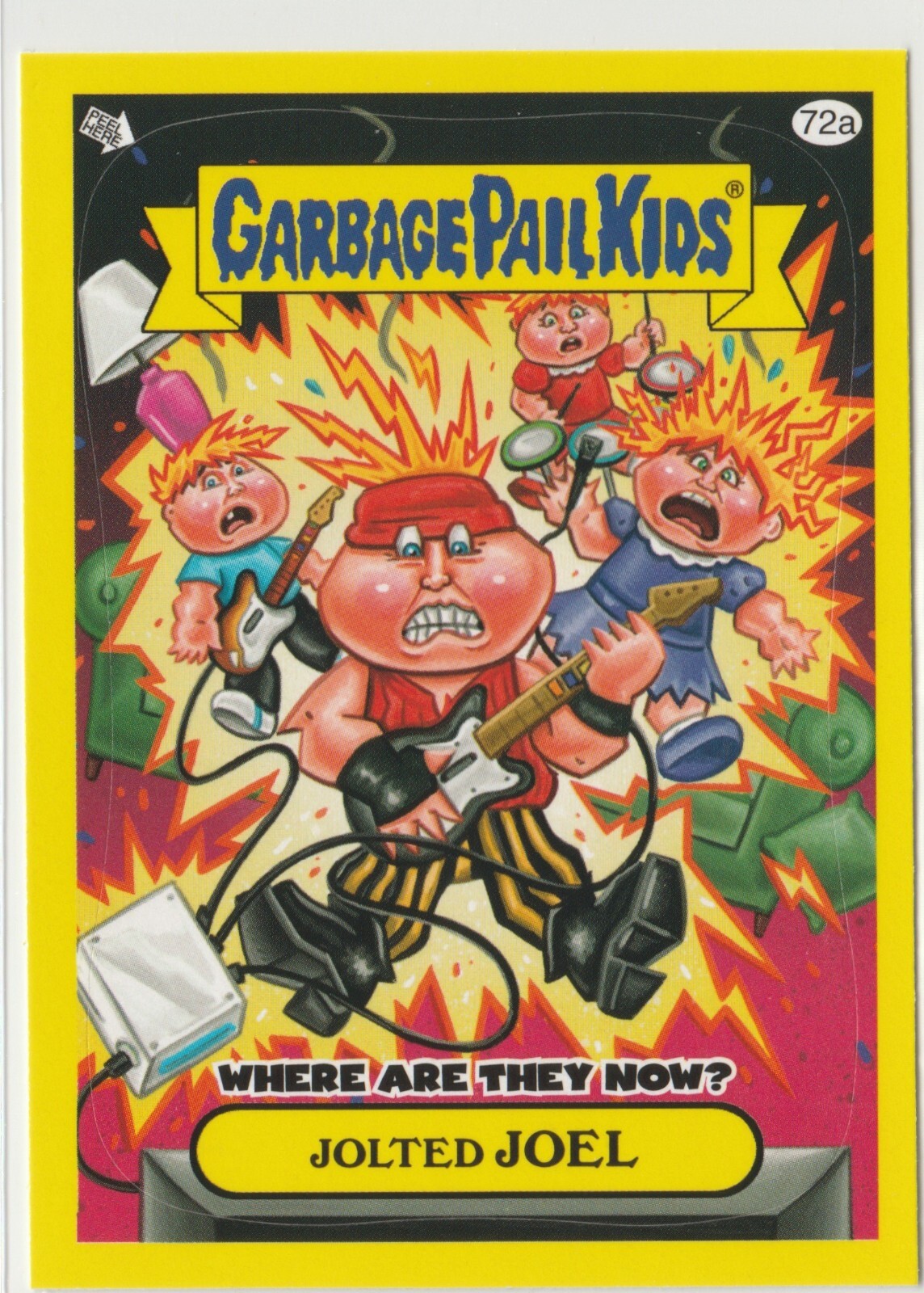 Jolted Joel 72a Garbage Pail Kids 2011 Flashback Series 3 FB3 GPK Card  