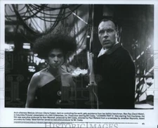 1987 Press Photo Gloria Foster and Dacid Maier in Leonard Part 6. - cvp90463