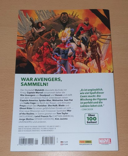 WAR OF THE REALMS : Avengers Strikeforce PAPERBACK ● Panini Comics ● MARVEL - Bild 2 von 2